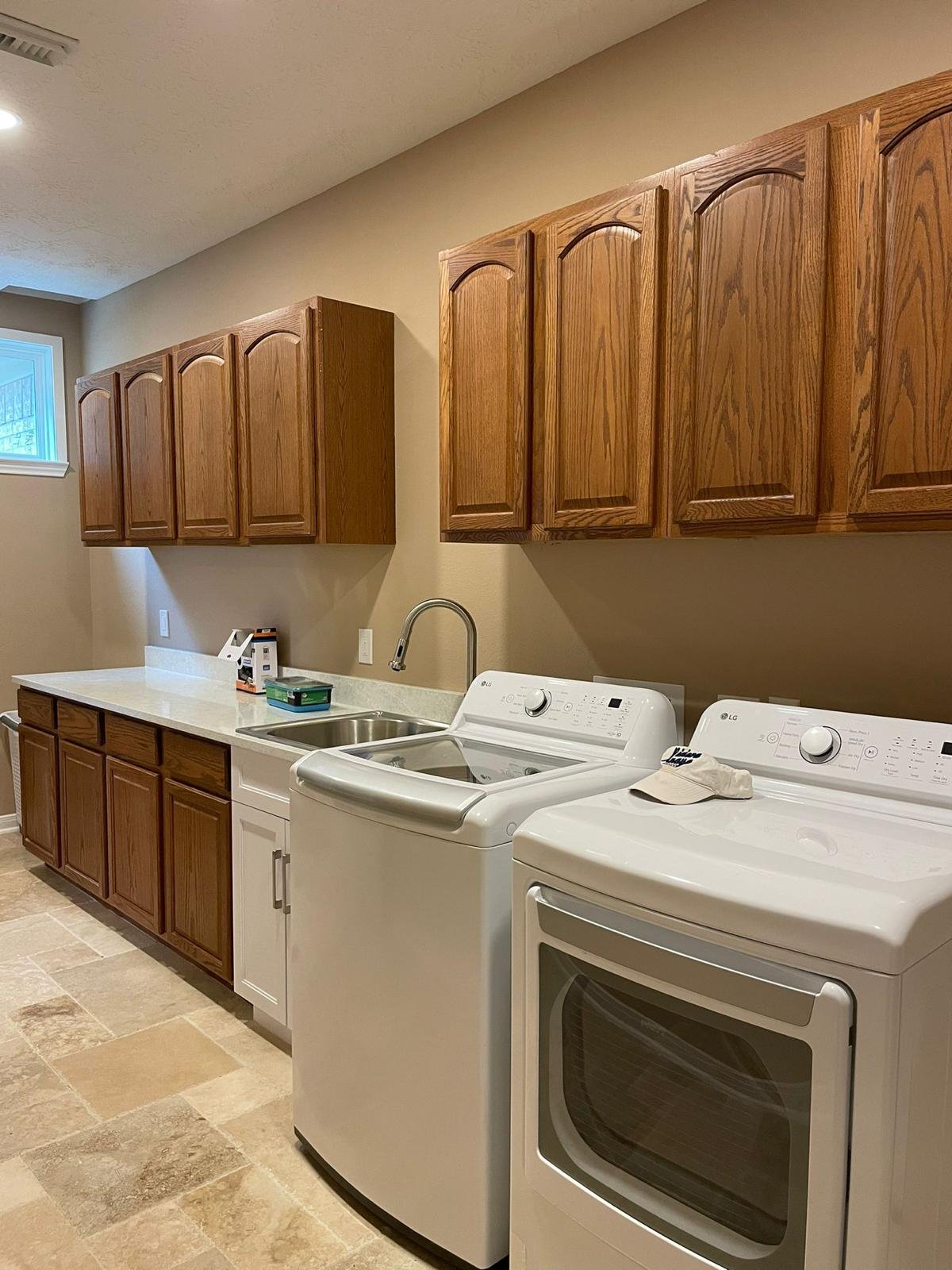 Commercial laundry room renovation in Deer Park apartment complex